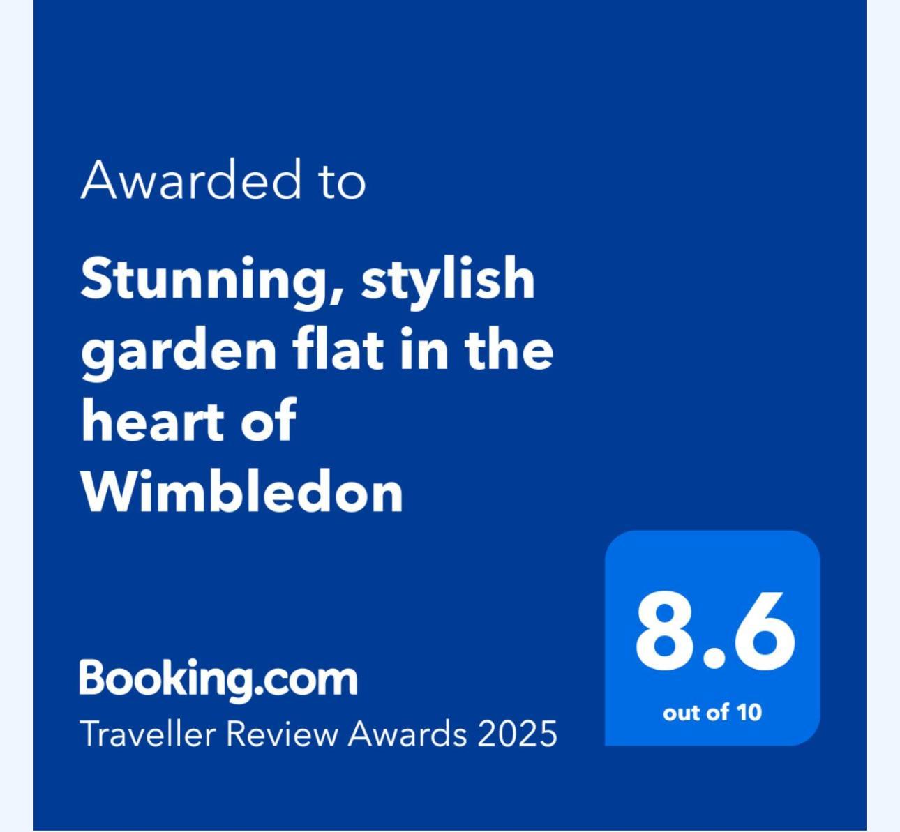 Appartement Stunning, Stylish Garden Flat In The Heart Of Wimbledon à Londres Extérieur photo